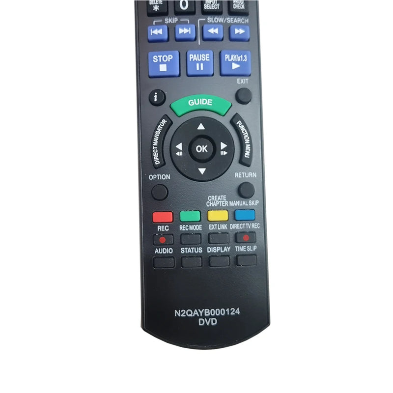 N2QAYB000124 Replacement Remote Control for Panasonic DVD Recorder N2QAYB000124