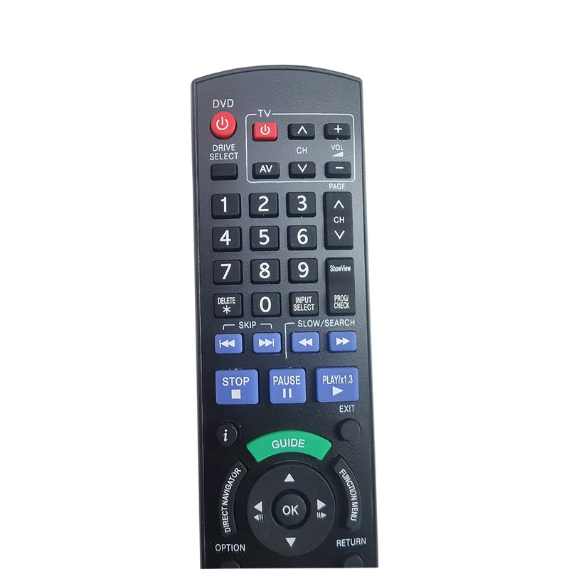 N2QAYB000124 Replacement Remote Control for Panasonic DVD Recorder N2QAYB000124