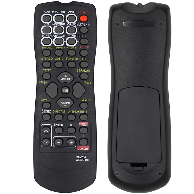 Remote Control suited For Yamaha AV RAV22 RX-V350 RX-459 HTR-5630 DSP-AX457 DSP-AX557