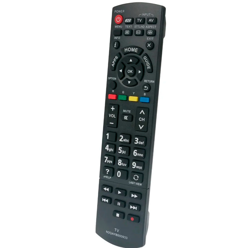 Remote Control N2QAYB000933 for Panasonic TV Models TH42AS700A, TH50AS700A, TH55AS700A, TH60AS700A