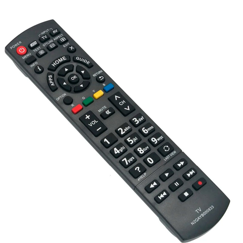 Remote Control N2QAYB000933 for Panasonic TV Models TH42AS700A, TH50AS700A, TH55AS700A, TH60AS700A