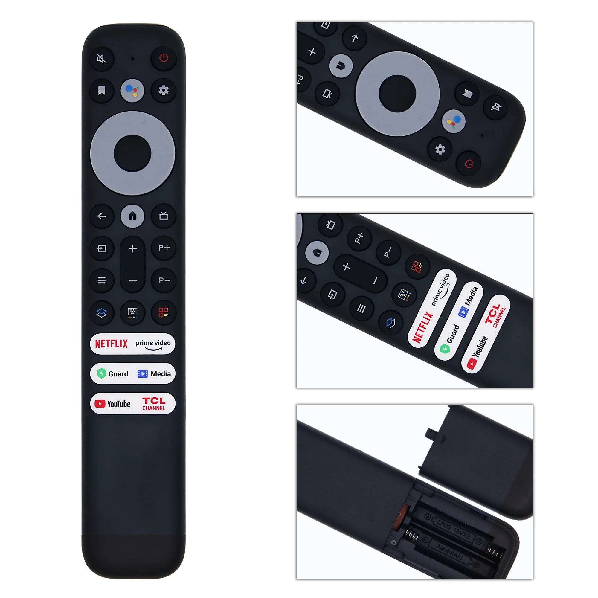 Replacement RC902V Remote Control for TCL TVs – Compatible with Thomson TCL Smart TV 4K UHD QLED TV