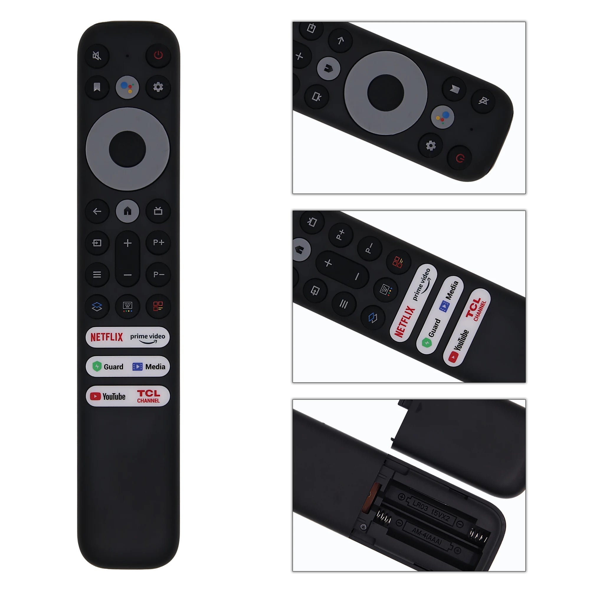 Replacement TCL Remote Control RC902V for TCL Android TV Mini-LED QLED 4K UHD Smart TV