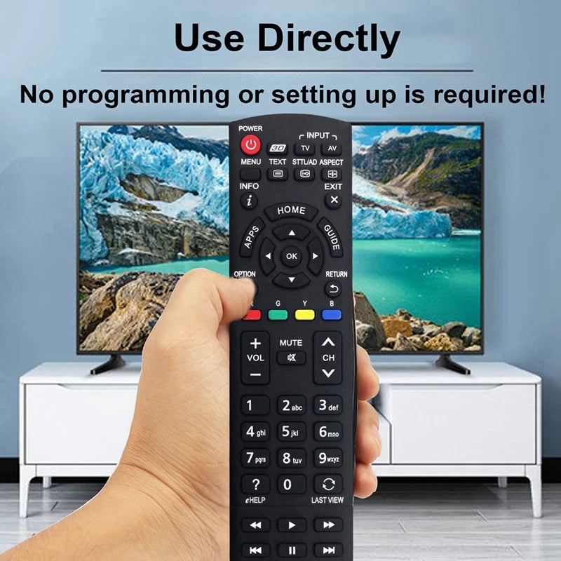 Remote Control N2QAYB000933 for Panasonic TV Models TH-60AS700A, TH55AX670A, TH60AS740A, TH-55AS670Z