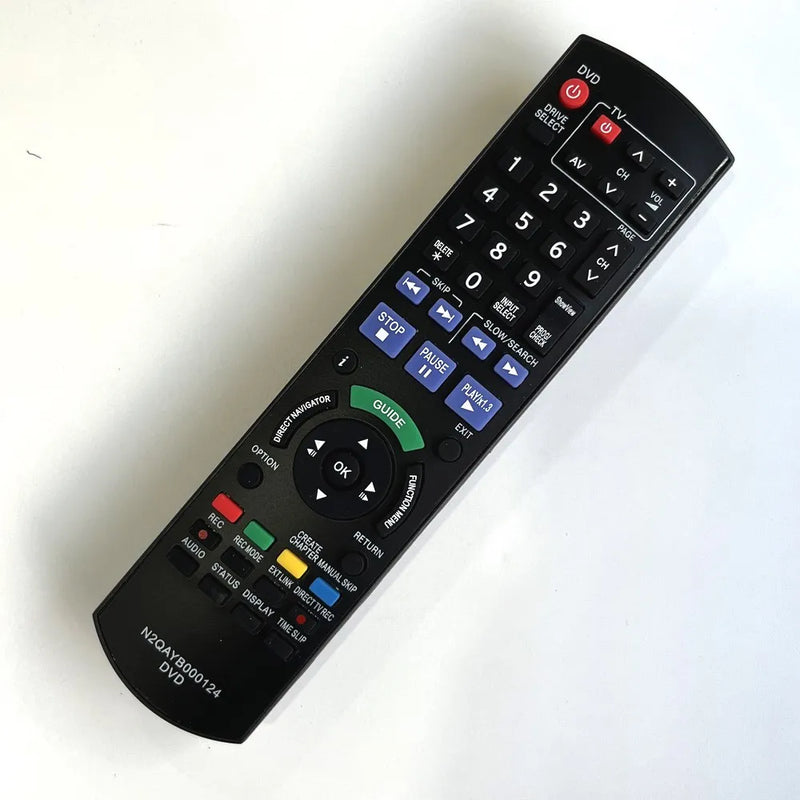 Remote N2QAYB000124 for Panasonic DVD N2QAYB000125 DMR-EH57 DMR-EH58 DMR-EH67 DMR-EH68 DMR-EH770