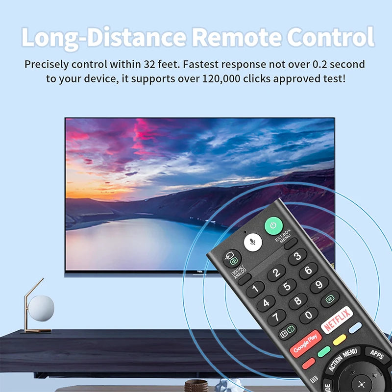 Remote for Sony TV KD-55A8G KD-65A8G KD-55A9F KD-65A9F KD-75Z9F KD-43X8000G KD-49X8000G KD-55X8000G