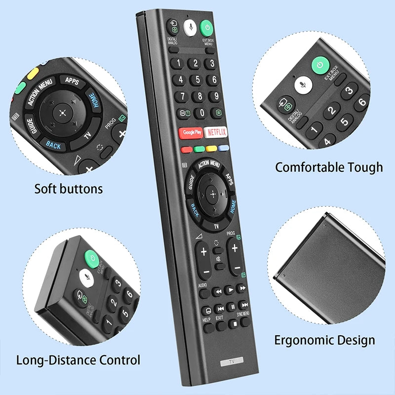 Remote for Sony TV KD-55A8G KD-65A8G KD-55A9F KD-65A9F KD-75Z9F KD-43X8000G KD-49X8000G KD-55X8000G