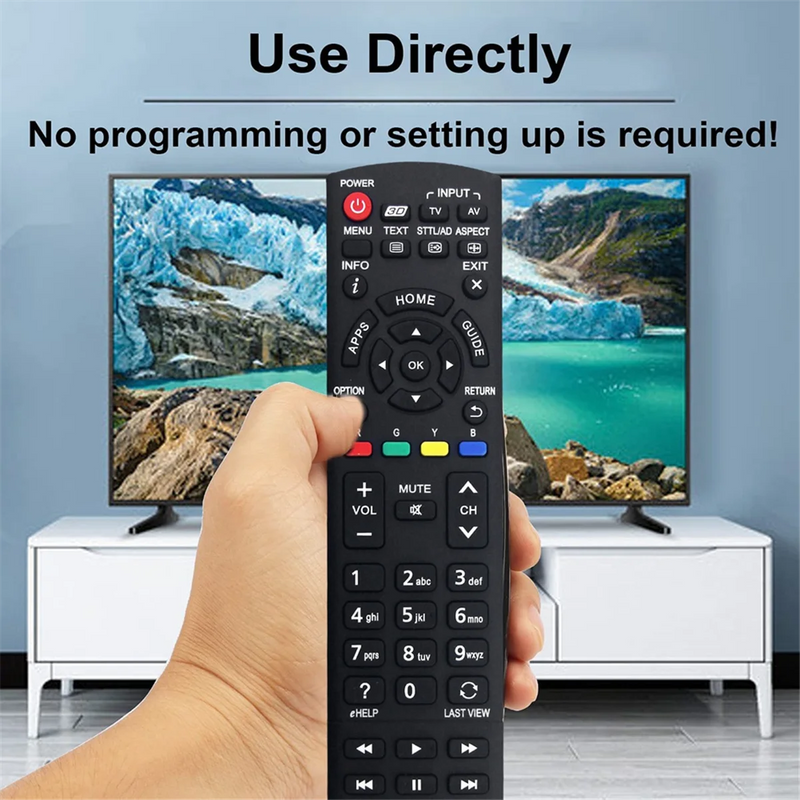 Replace N2QAYB000933 Remote Control for Panasonic TV TH-60AS700A TH55AX670A TH60AS740A TH-55AS670A