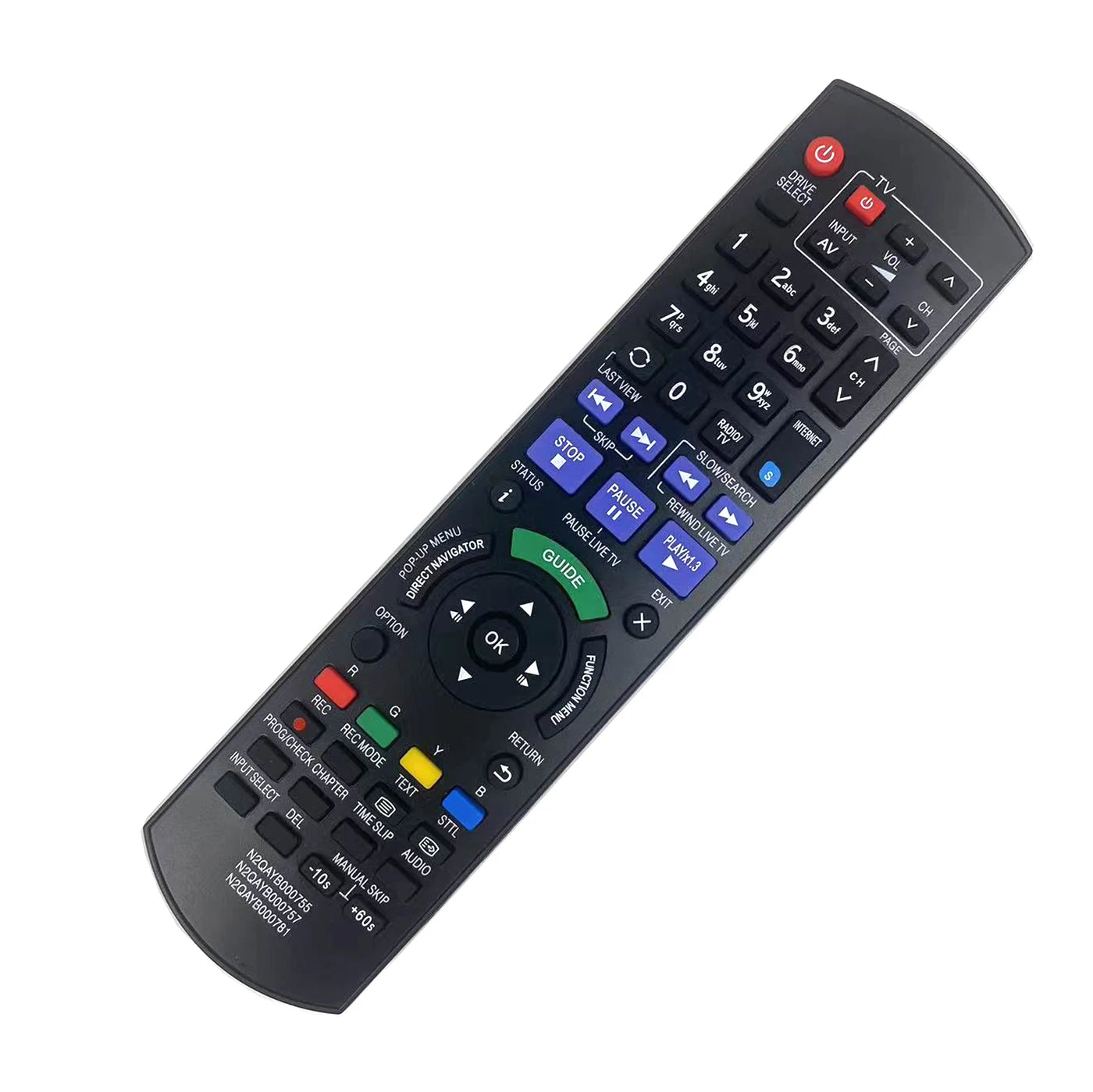 Remote for Panasonic N2QAYB000755 N2QAYB000757 N2QAYB000780 N2QAYB000781 N2QAYB000344 N2QAYB000136