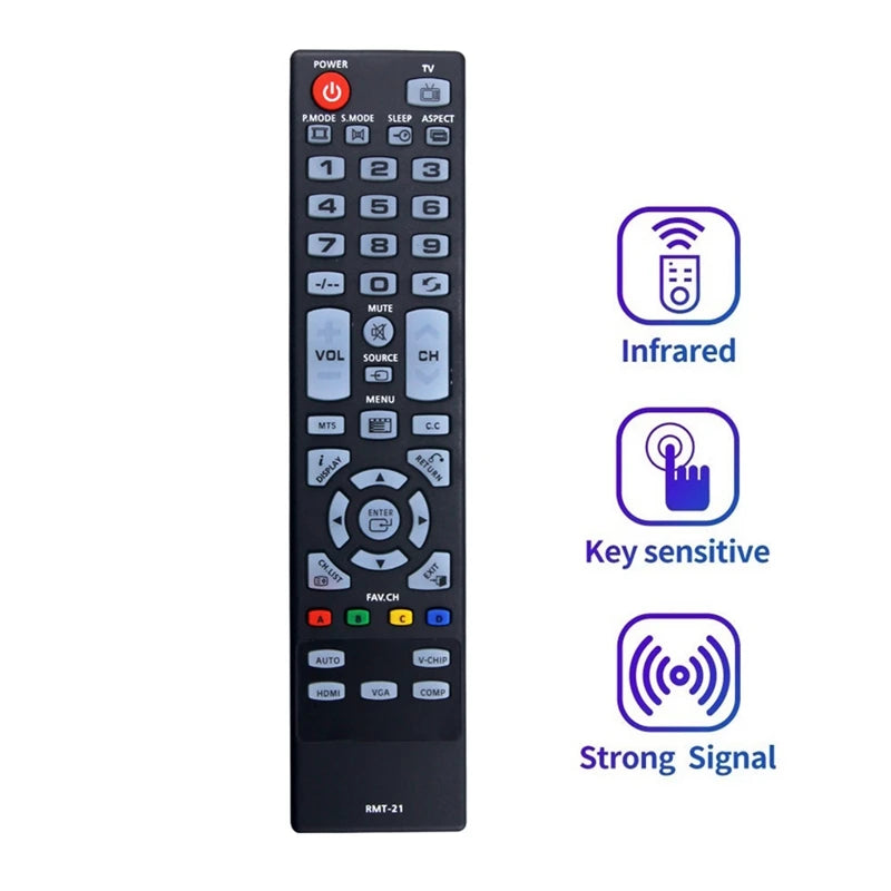 RMT-21 Remote Control for Westinghouse TV CW40T2RW, CW40T6DW, CW40T8GW, DW46F1Y1 Replacement