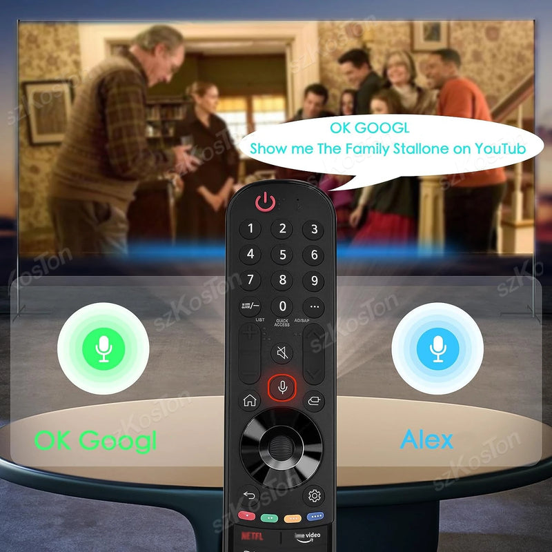Remote for LG Magic MR21GA with Pointer Voice Function for LG Smart TV UHD OLED QNED NanoCell 4K 8K