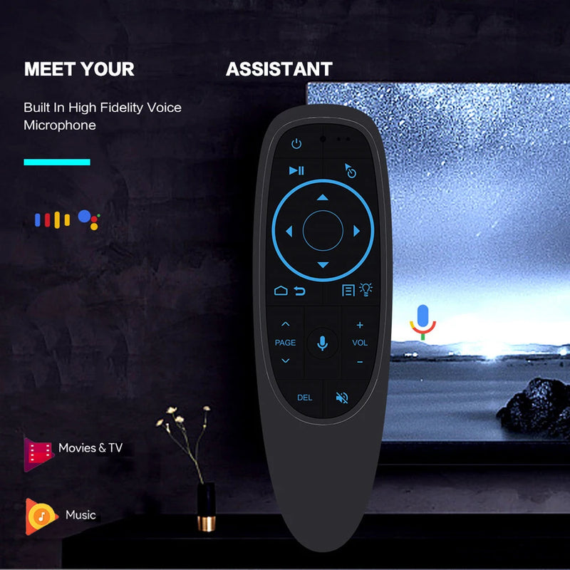 G10S G10SPRO G10BTS G10SPROBT Air Mouse Voice Remote Control 2.4G Wireless Gyroscope IR Learning