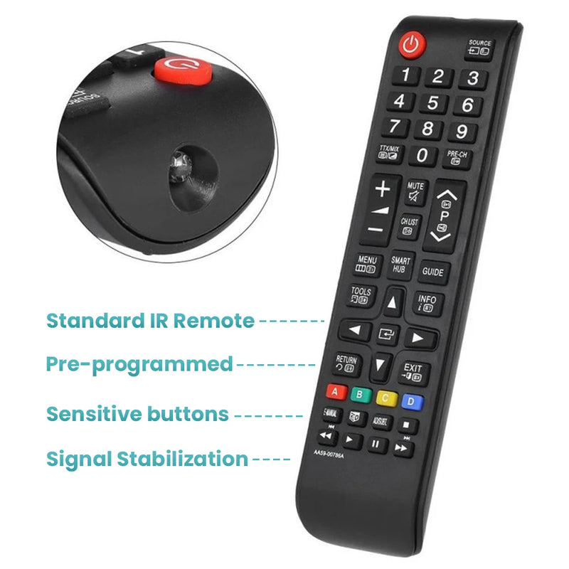 Universal Remote AA59-00602A AA59-00666A AA59-00741A AA59-00496A for Samsung LCD LED SMART TV AA59