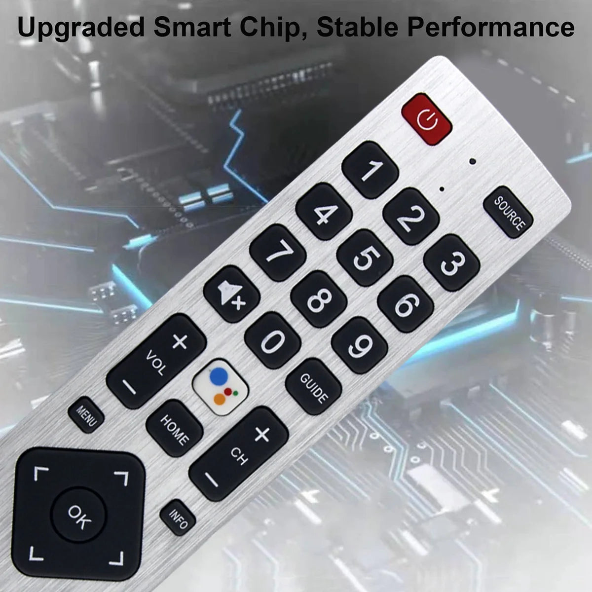 RMC0133 Universal Replacement Remote Control for Sharp TV (No Voice Functions)