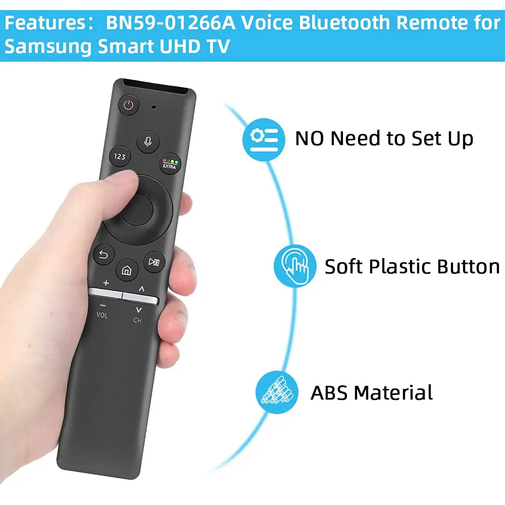 Voice Bluetooth Universal Remote for Samsung Smart TV BN59-01266A BN59-01298C Ultra HD UHD QLED TV