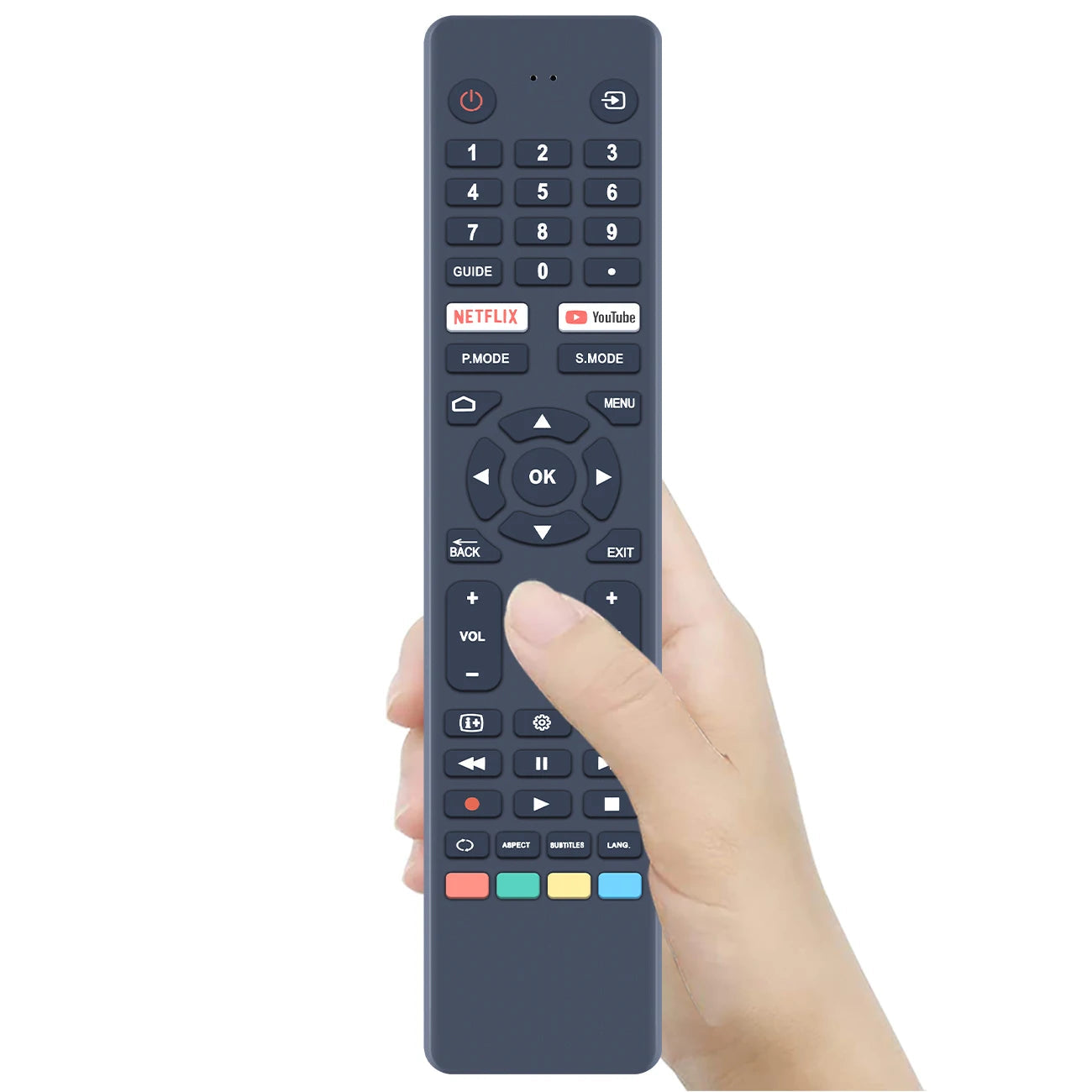 Remote Control for VEON Smart 4K UHD LED HDTV Android TV RC-NZ (No Voice)