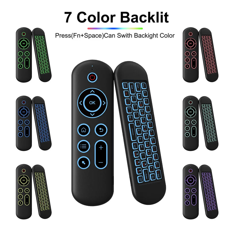 M5 Smart Air Mouse 2.4G Mini Wireless Keyboard TV Remote Control for Android TV box PC Air Mouse