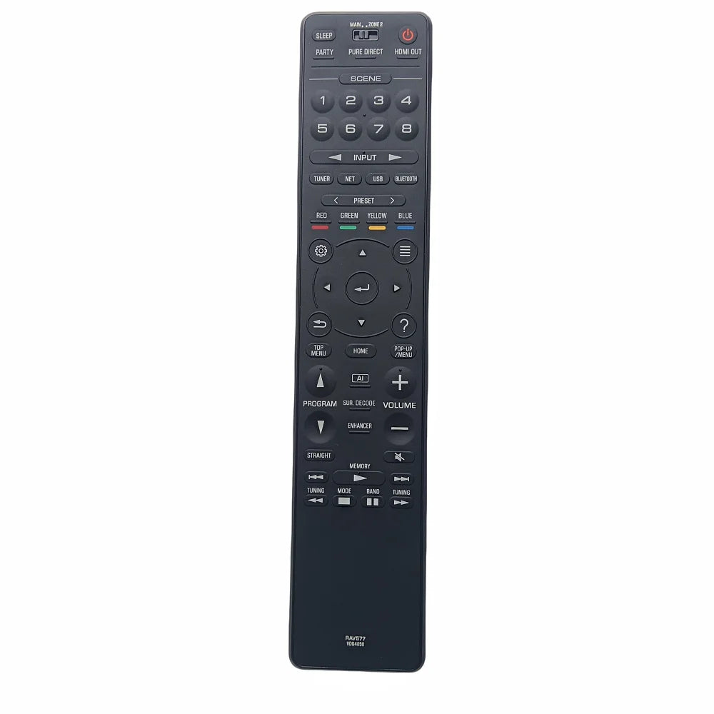 RAV577 VDQ4050 Original Remote Control for Yamaha RX-A2A RX-A4A RX-A4ABL 7.2 9.2-Channel AV Receiver