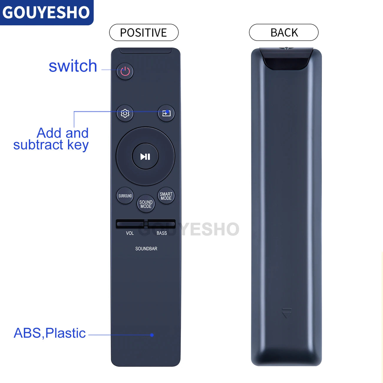 AH59-02759A Remote Control for Samsung Soundbar HW-MS650 HW-MS651 HW-MS550 HW-MS551