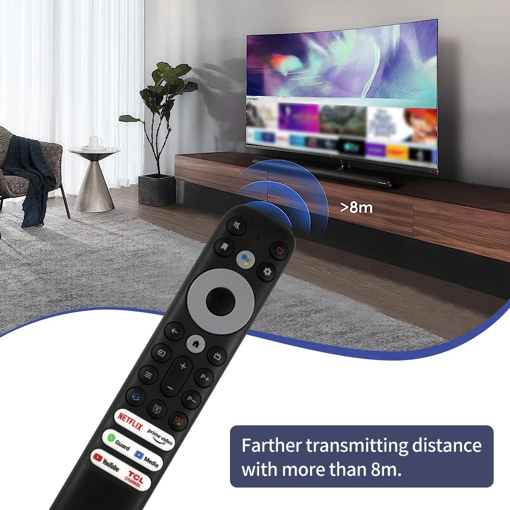 RC902V FMR4 Replacement Remote for TCL Mini-LED QLED 4K UHD Smart Android TV (No Voice Function)