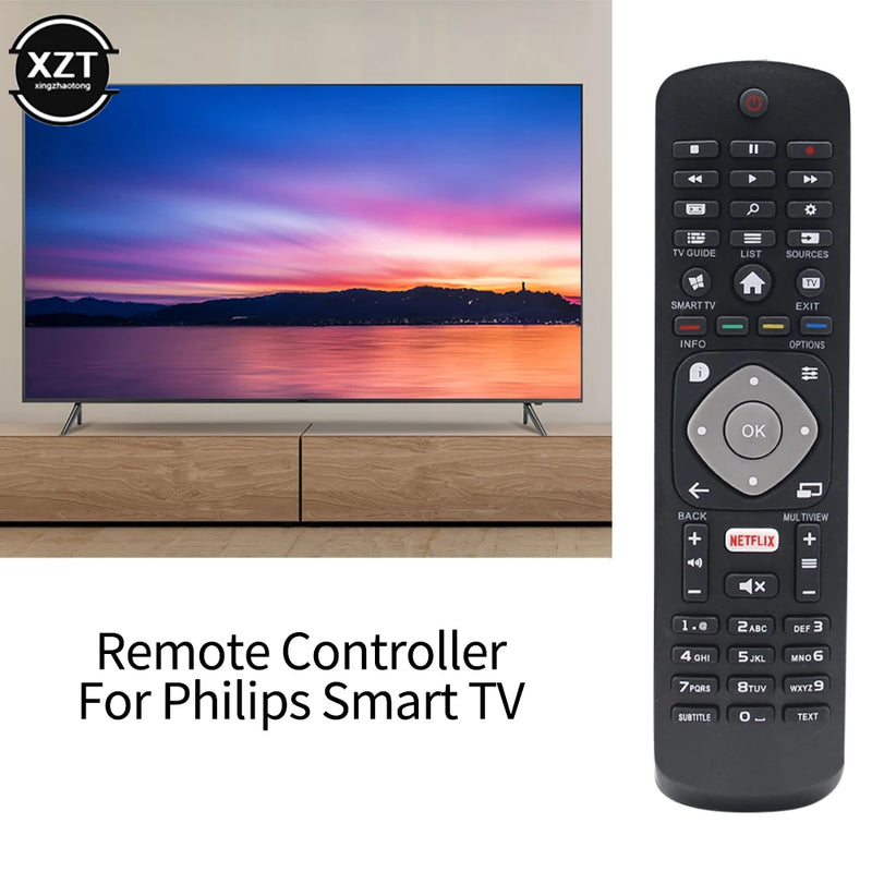 Intelligent TV Controller for Philips HOF16H303GPD24 398GR08B Universal TV Remote Philips TV NETFLIX