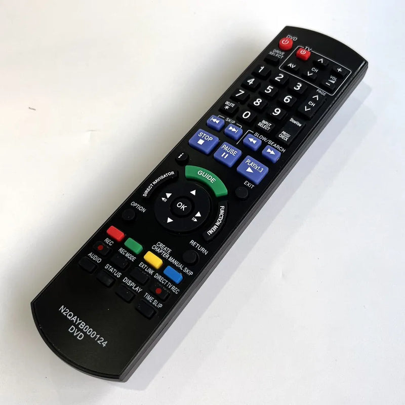 Remote N2QAYB000124 for Panasonic DVD N2QAYB000125 DMR-EH57 DMR-EH58 DMR-EH67 DMR-EH68 DMR-EH770