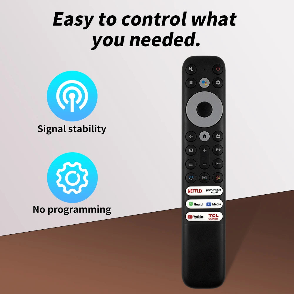 RC902V FMR4 Replacement Remote for TCL Mini-LED QLED 4K UHD Smart Android TV (No Voice Function)