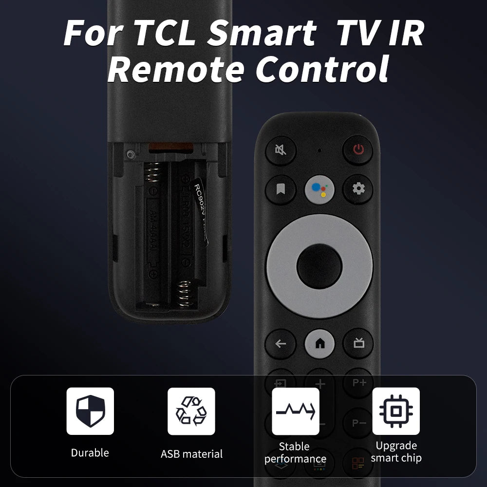 RC902V FMR4 Replacement Remote for TCL Mini-LED QLED 4K UHD Smart Android TV (No Voice Function)