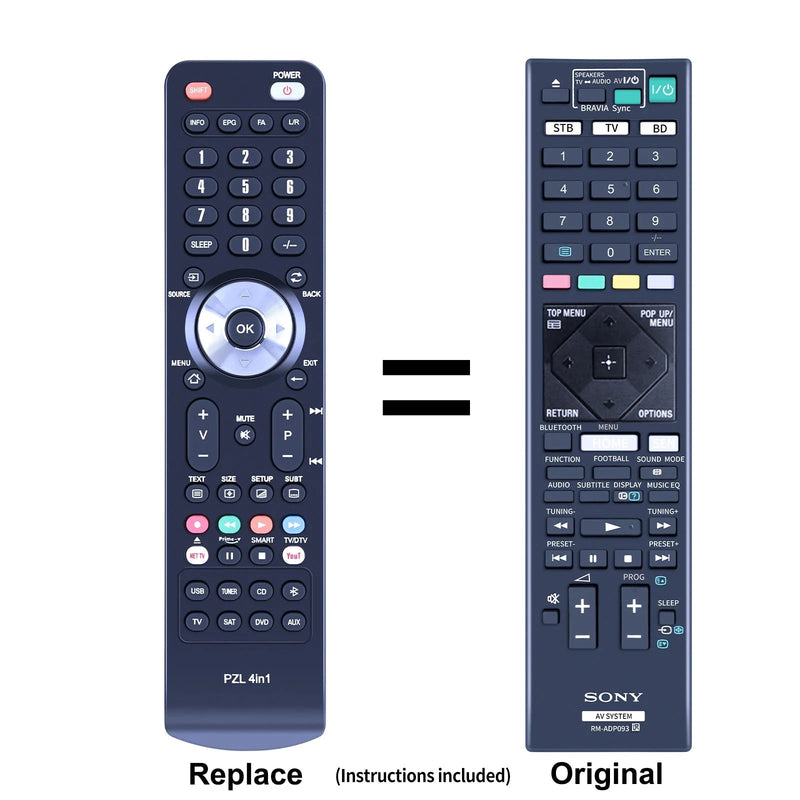 RM-ADP093 Replace Remote Control for SONY Blu-Ray BDVN9100B BDVN9100W HBDN9100W