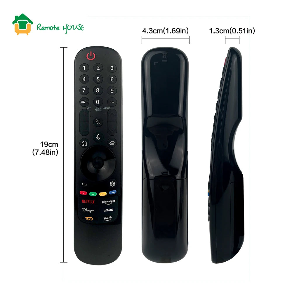 Voice Remote Replacement for LG TV for Magic Remote MR22GN with Pointer and Voice Function