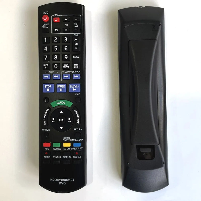 Remote N2QAYB000124 for Panasonic DVD N2QAYB000125 DMR-EH57 DMR-EH58 DMR-EH67 DMR-EH68 DMR-EH770