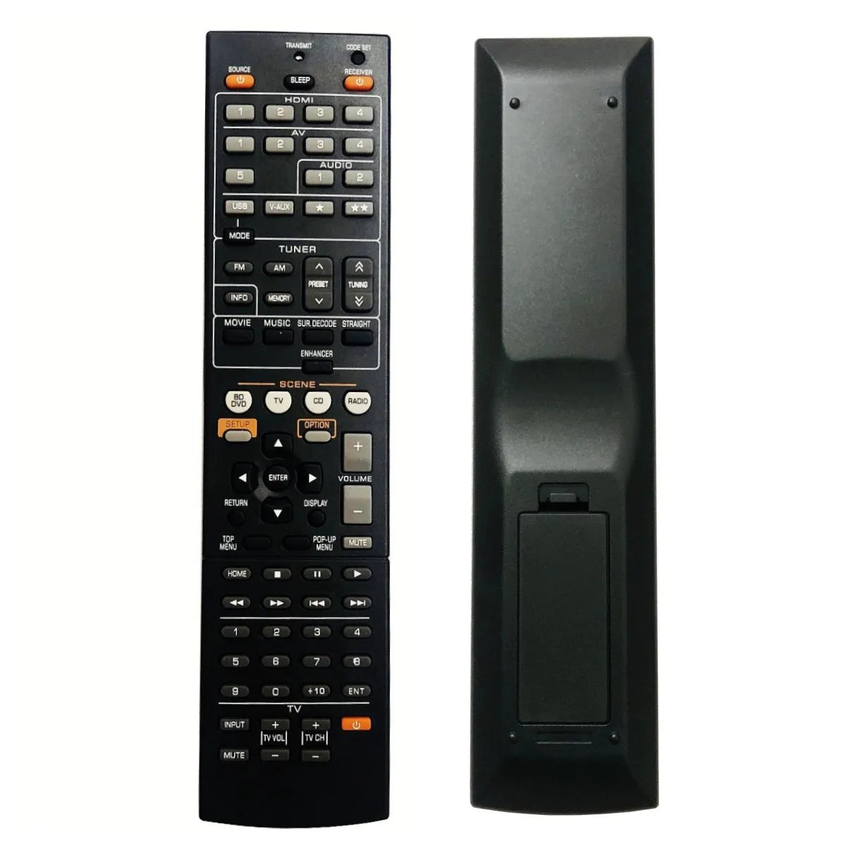 Remote for Yamaha RAV436 RX-A710 RX-V671 HTR-8063 7.1-Channel AV Receiver Replacement Control