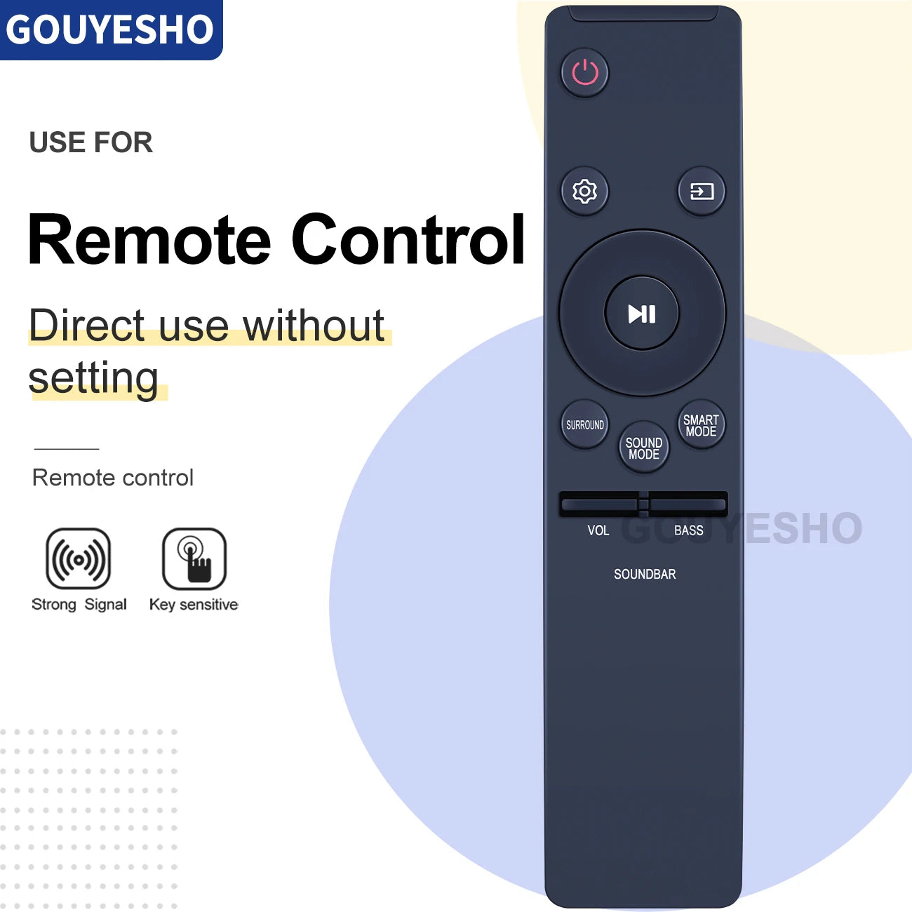 AH59-02759A Remote Control for Samsung Soundbar HW-MS650 HW-MS651 HW-MS550 HW-MS551