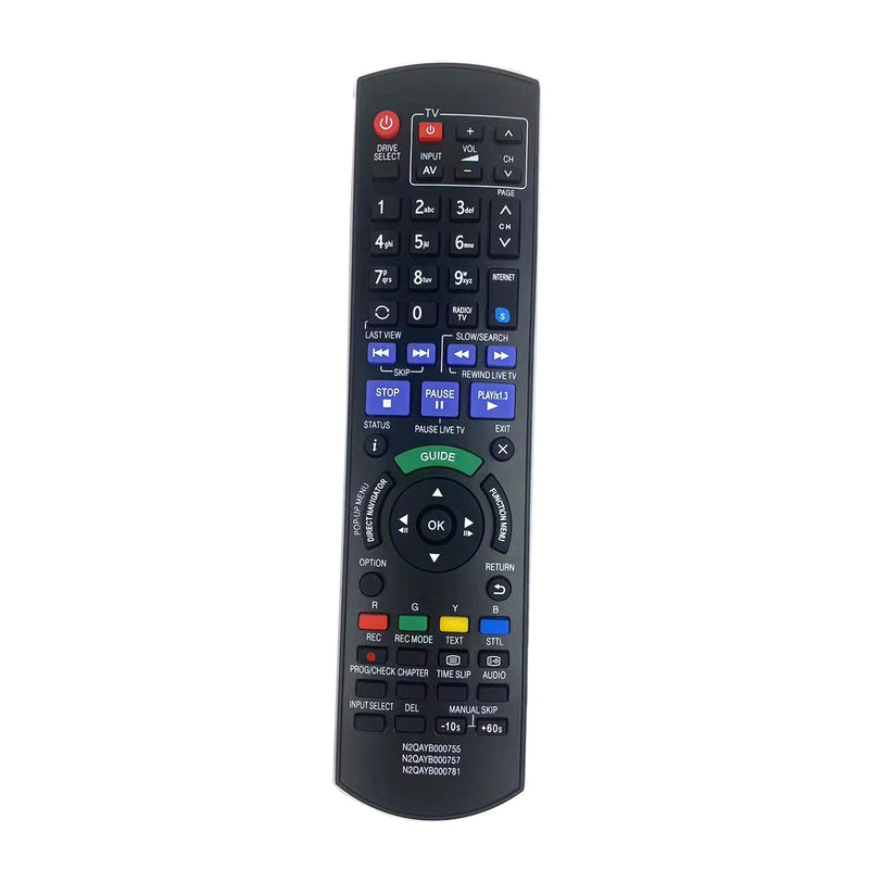 Remote for Panasonic N2QAYB000755 N2QAYB000611 N2QAYB000980 DMR-PWT540 Blu-ray Disc DVD Recorder