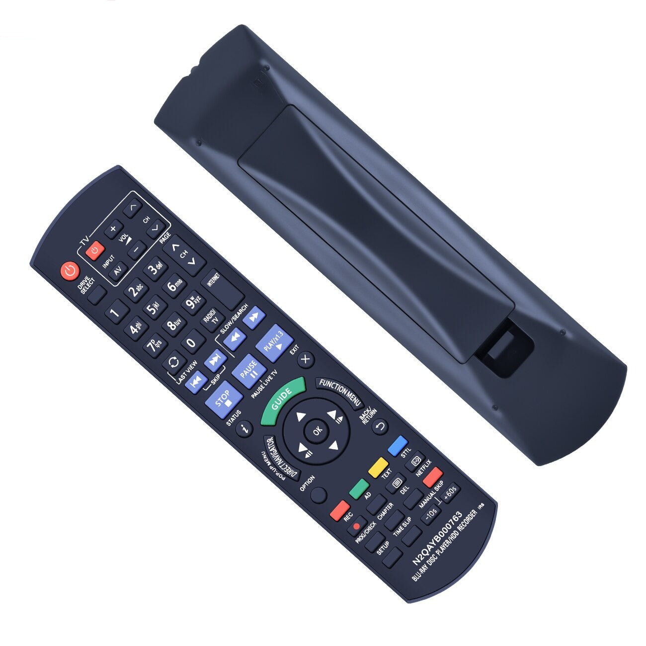 N2QAYB000763 Remote Control Replaced for Panasonic DMR-PWT420EB DMR-PWT530