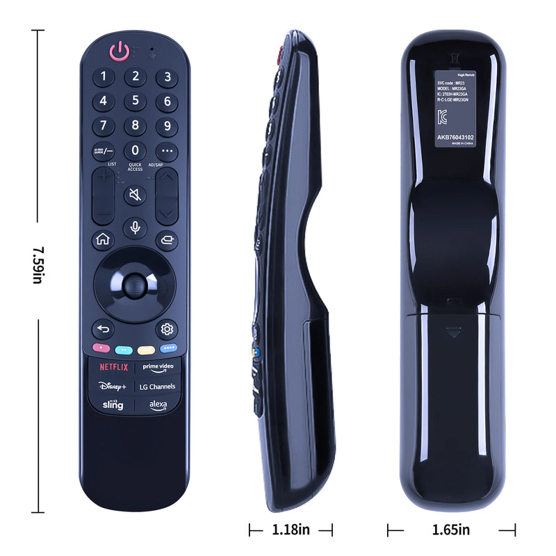 Voice Magic Remote MR23GA MR23GN AKB76043102 for Smart TV 2021-2023 with Pointer Flying Mouse