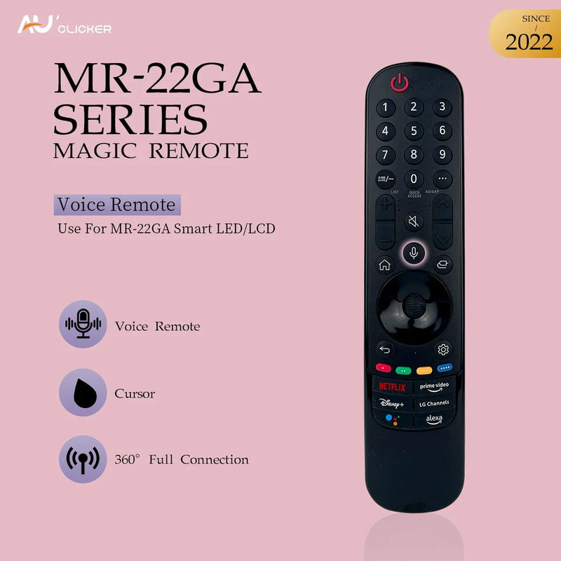 AN-MR22GA AKB76039902 Magic TV Remote with Mic for LG TV OLED65C2PUB 65 C2 Series 4K Smart OLED TV