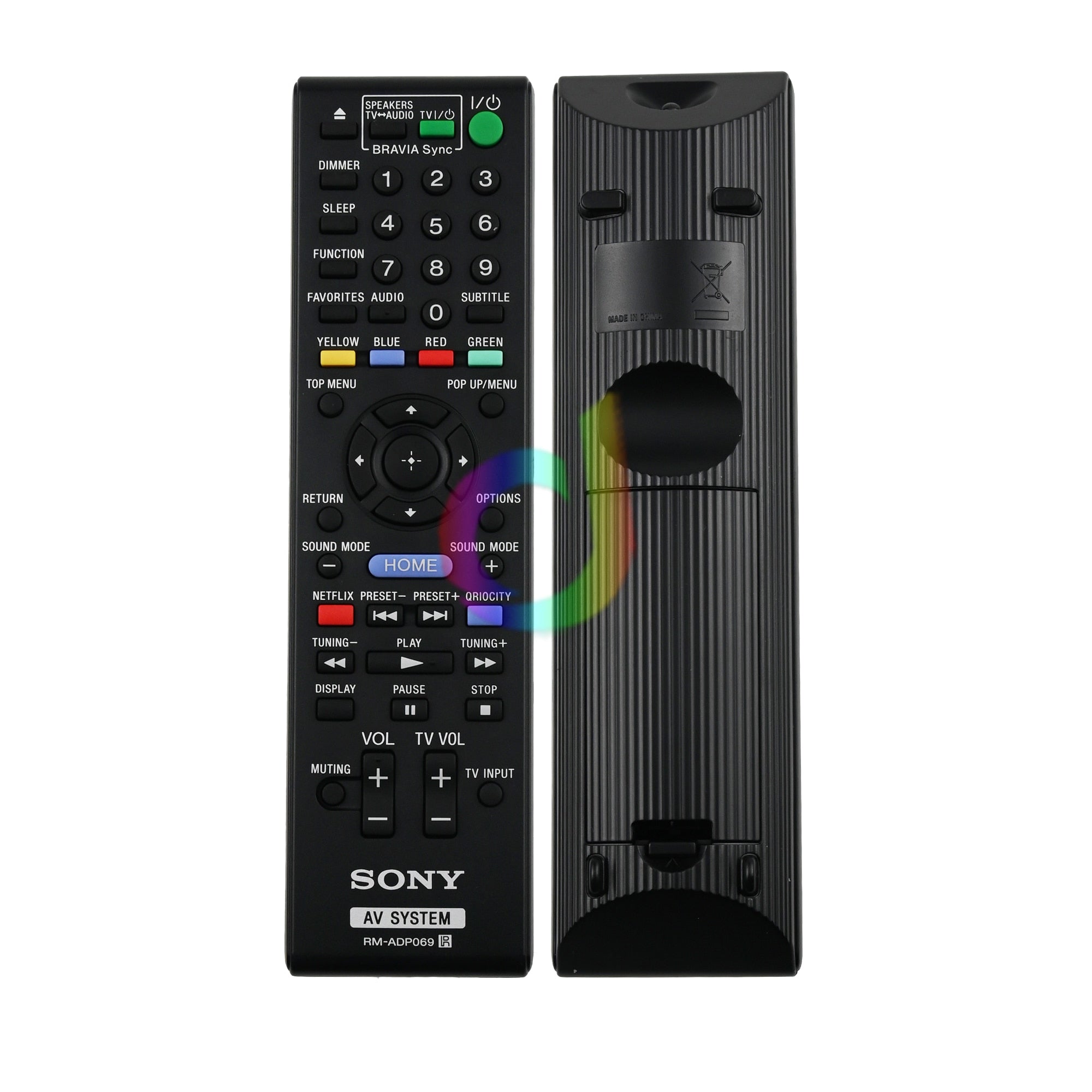 Remote Control for SONY AV RM-ADP054 RM-ADP058 RM-ADP059 RM-ADP060 and BDV-E77