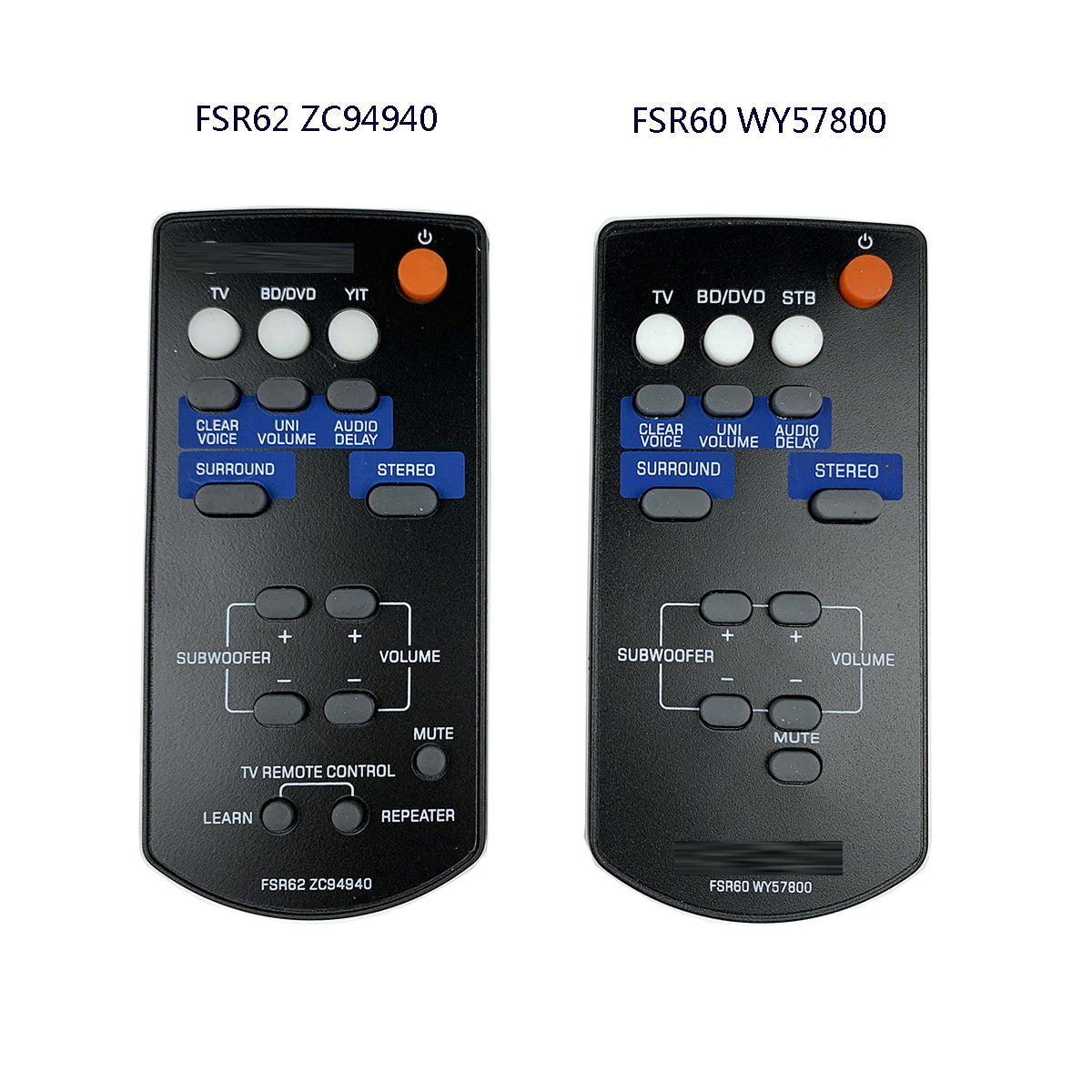 FSR60 WY57800 FSR62 ZC94940 Remote for YAMAHA Sound Bar System YAS101 ATS1010 YAS101BL