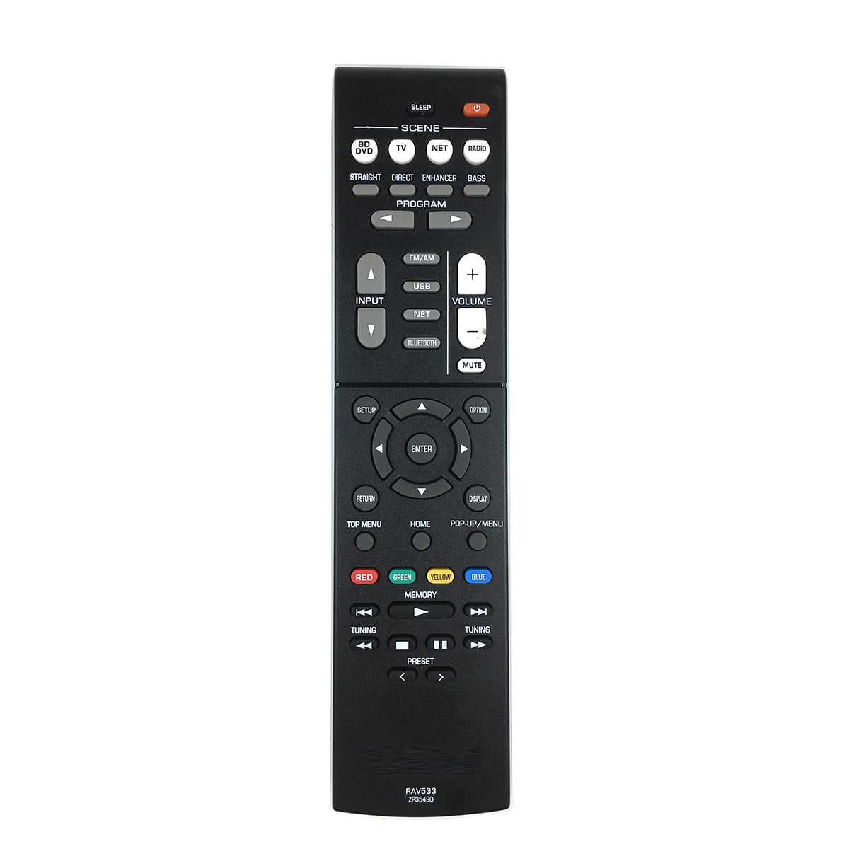 RAV533 ZP35490 Remote for YAMAHA RX-V4 RAV531 RAV532 RAV534 RX-V479 rx-v479bl rx-v57 AV Receiver