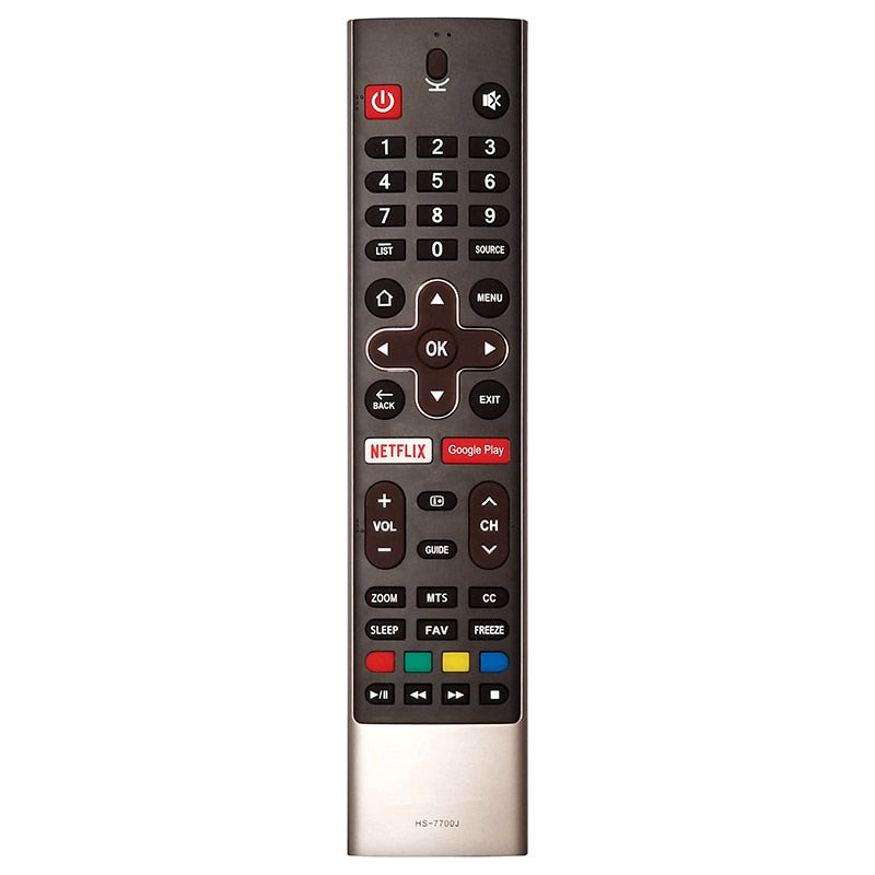 HS-7700J for Skyworth Coocaa Voice Android Smart TV 58G2A G6 E6D E3 S5G Netflix Google Play