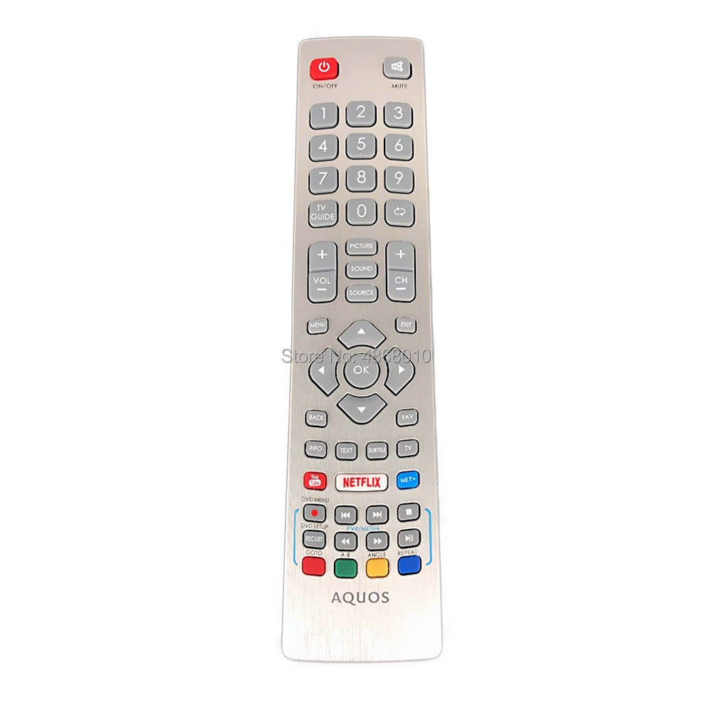 SHWRMC0115 for Sharp Aquos Smart LED TV IR Controle with Netflix Youtube 3D Button TV Remote Control