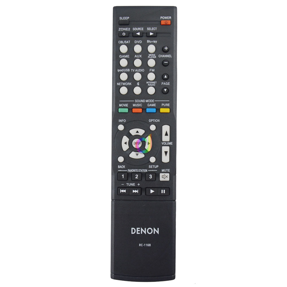 Remote Control for DENON Audio/Video Receiver RC-1168 C-1181 1169 1189 AVR1613 AVR1713