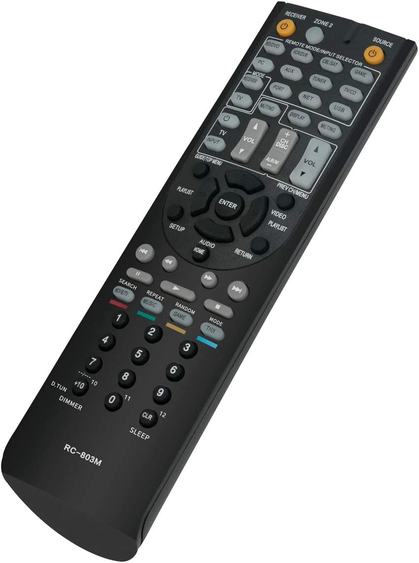 RC-803M Suitable for Onkyo Receiver Remote Control AV TX-NR609 TX-NR609B HT-S7409