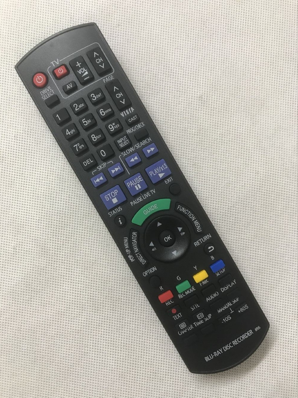 Remote Control for Panasonic DMR-EH575 N2QAYB000293 DMR-XW300 DMR-XW400 DMR-XW390GLK DVD Recorder