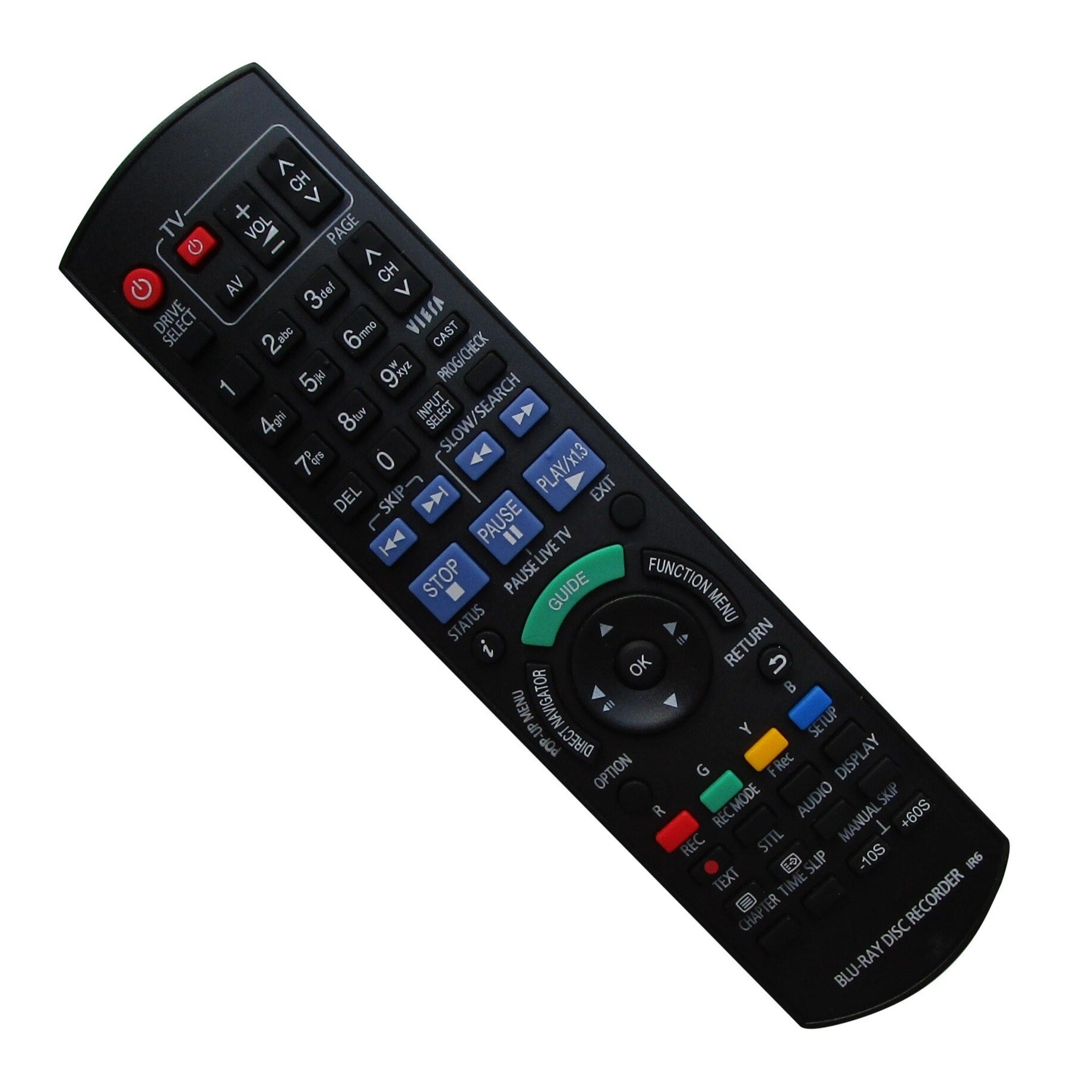 Remote Control for Panasonic Blu-ray Disc HDD DVD Recorder