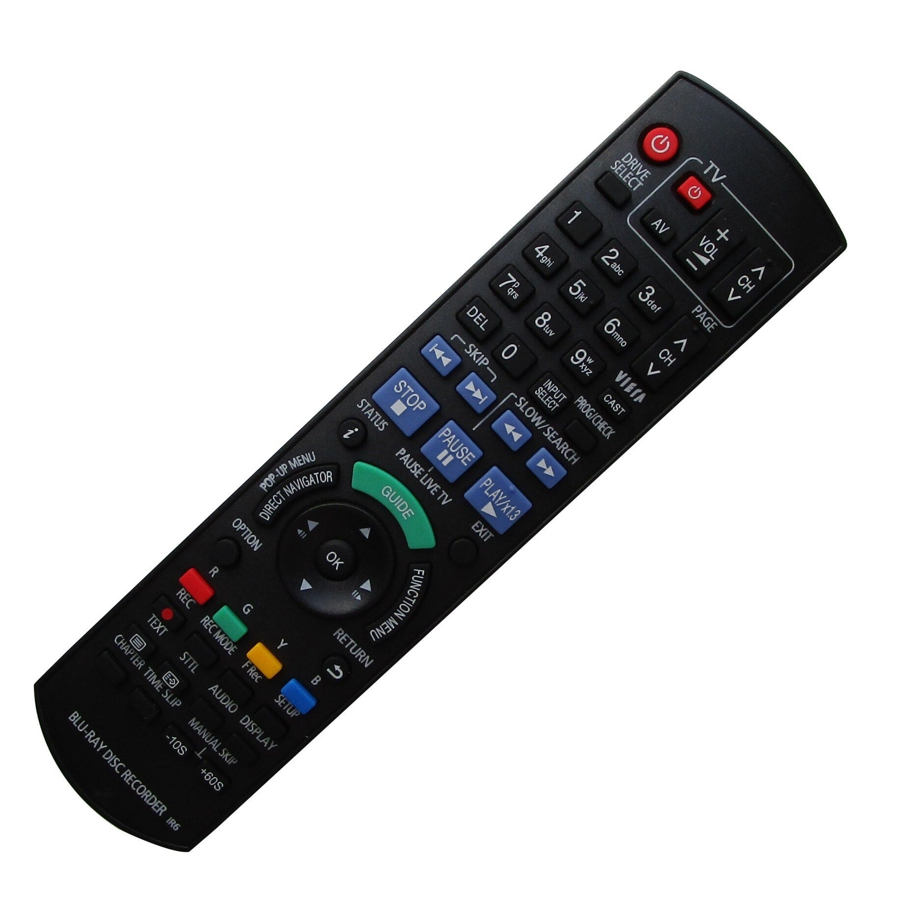 Remote Control for Panasonic Blu-ray Disc HDD DVD Recorder