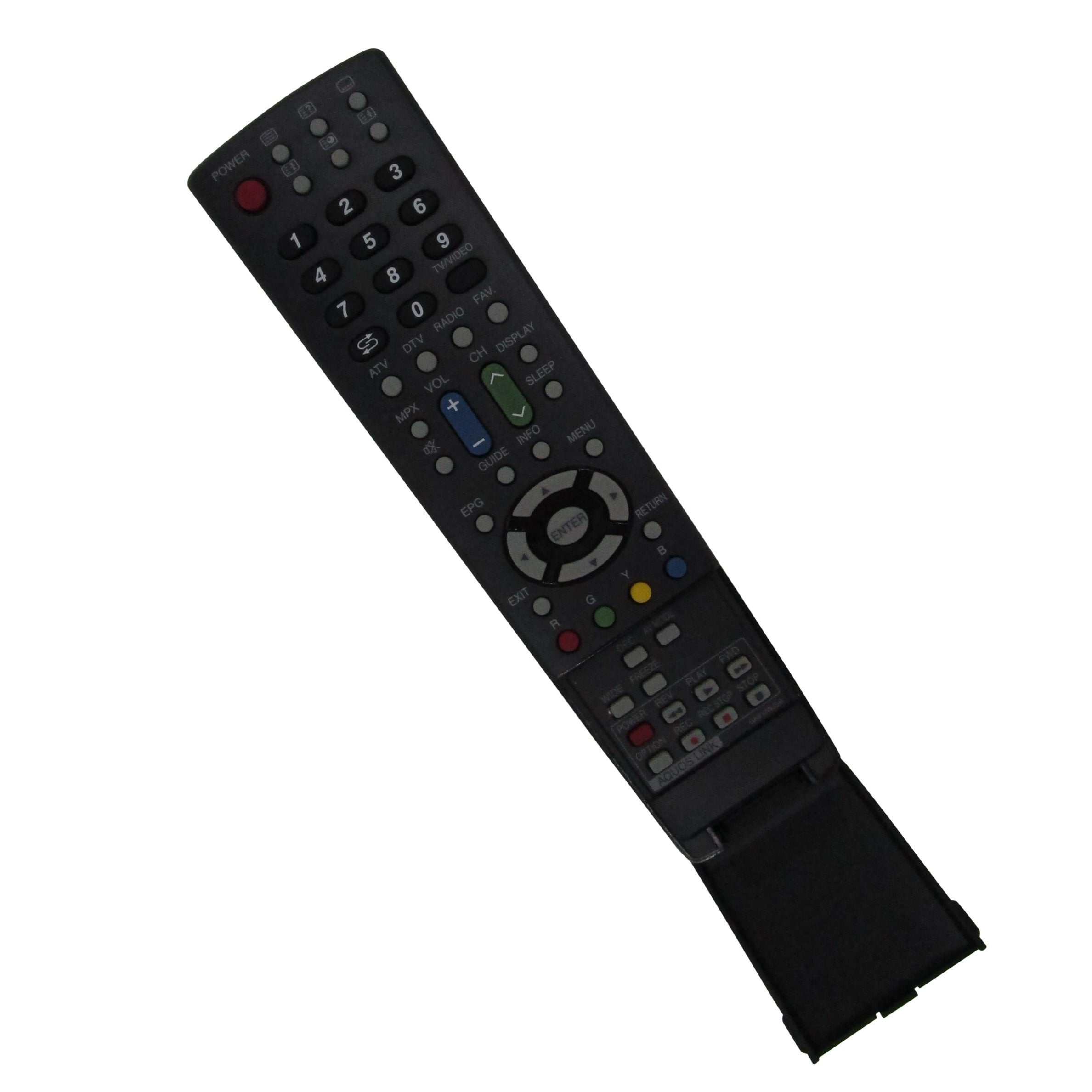 Remote Control for Sharp GA612WJSA RRMCG612WJSA GA774WJSA LC-37D63X TELEVISION HDTV TV