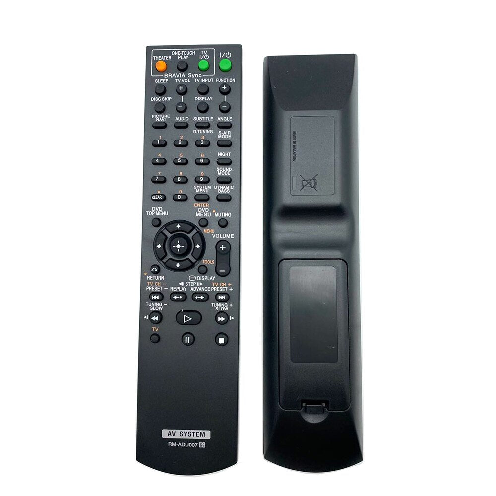 Replacement Remote Control for Sony Audio/Video AV DVD Home Theater