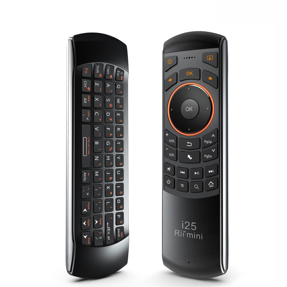 Rii i25 2.4G Mini Wirless Air Mouse Keyboard With IR Remote Control PC Teclado